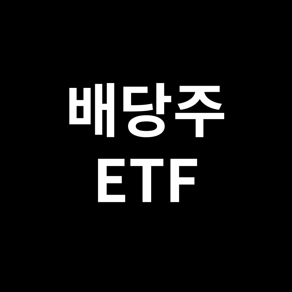 국내 배당주 ETF 순위 TOP 5 | KODEX, TIGER, KBSTAR 등