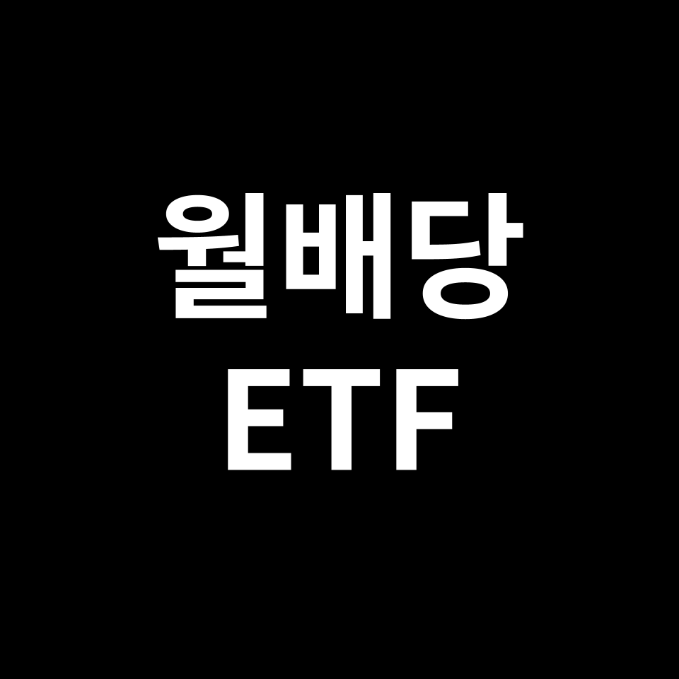월배당 ETF 순위 TOP 5 | JEPI, QYLD, RYLD, SCHD, HYG 등